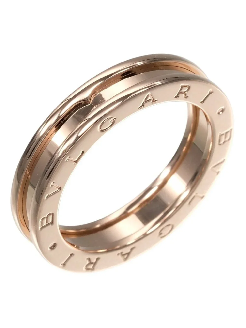 Bvlgari B.Zero1 XS 18K Pink Gold Ring 20